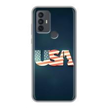 Чехол Флаг USA для TCL 30E – USA