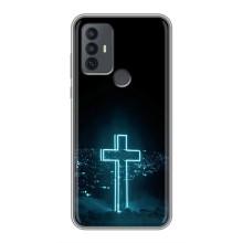 Християнські Чохли для TCL 30E (AlphaPrint) (Хрест і місто)