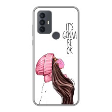 Чохол з друком для TCL 30E - (Мода) (AlphaPrint) (Коронавірус)