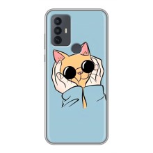 Чохол на 30Е з Котиками (VPrint) (Котик в окулярах)