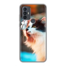 Чохол на 30Е з Котиками (VPrint) (Котик з метеликом)