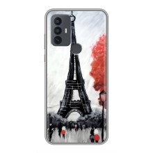 Чохол Ейфелева Вежа TCL 30E - (AlphaPrint) (Вежа в Парижі)