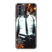Силиконовый чехол с картинкой "Герой Pubg" на TCL 30E – Man Пубг