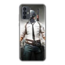 Силиконовый чехол с картинкой "Герой Pubg" на TCL 30E – Пабг