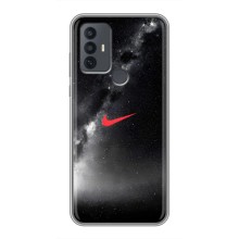 Чохол для TCL 30E - з принтом Найк (AlphaPrint) (Найк червоний)