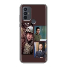 Чохол для TCL 30E (AlphaPrint - с принтом Зеленського) (Президент)