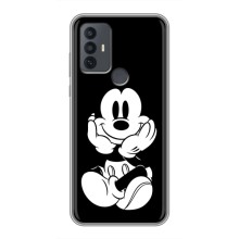 Міккі Маус чохол для TCL 30E (AlphaPrint - Мультяшні) (Маус на чорному)