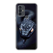 Чехол с картинкой «Хищники» для TCL 30E (Змея)
