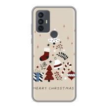 Різдвяні Чохли для TCL 30E (VPrint) (Merry Christmas)