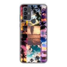 Силіконовий чохол з КАРТИНКАМИ літо для TCL 30E (AlphaPrint) (Літня відпустка)