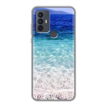 Силіконовий чохол з КАРТИНКАМИ літо для TCL 30E (AlphaPrint) (Море)