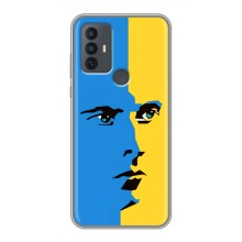 Украинские Чехлы для TCL 30E с картинкой УПА (AlphaPrint) (Степан Бандера)