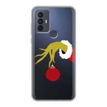 Зимні Чохли для 30Е - прозорий фон (Грінч з іграшкою)
