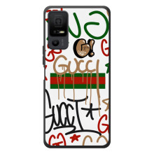 Бренднові Чохли для TCL 40 NxtPaper 5G - (PREMIUMPrint) (Стиль GUUCI)