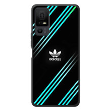 Чехлы Адидас для TCL 40 NxtPaper 5G (AlphaPrint) (Адидас с полосами)