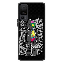 Чехлы для TCL 40 NxtPaper 5G - Bearbrick Louis Vuitton (PREMIUMPrint) – Стиль Bearbrick