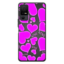 Чехлы для любимой на <td>ТКЛ 40 Некст페이пер 5G </td> (VPrint) (Pink hearts)