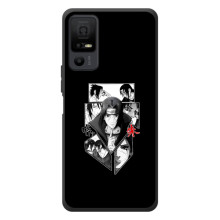 Чехлы на тему: Итачи Учиха для TCL 40 NxtPaper 5G (AlphaPrint) – коллаж Итачи