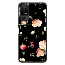 Чехлы с Цветами для TCL 40 NxtPaper 5G (VPrint) (Розочки)