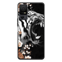 Чехлы с картинками животных TCL 40 NxtPaper 5G (Стильный ТИГР)