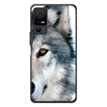 Чехлы с картинками животных TCL 40 NxtPaper 5G (Волк)