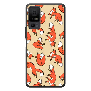 Чехлы с картинкой Лисички для TCL 40 NxtPaper 5G (VPrint)