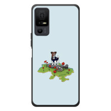 Чехлы с картинкой собаки Патрон для TCL 40 NxtPaper 5G (AlphaPrint) – Сапер Пес