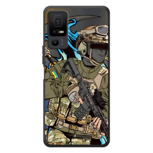 Чехлы с картинкой ЗСУ для TCL 40 NxtPaper 5G (AlphaPrint)