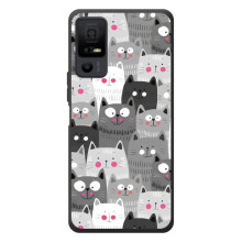 Чохли з Котиками для TCL 40 NxtPaper 5G (VPrint) (Мальовані котики)