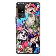 Чехлы с крутыми принтами для TCL 40 NxtPaper 5G - (PREMIUMPrint) (Monopoly man)