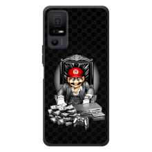 Чехлы с крутыми принтами для TCL 40 NxtPaper 5G - (PREMIUMPrint) (Супер Марио)