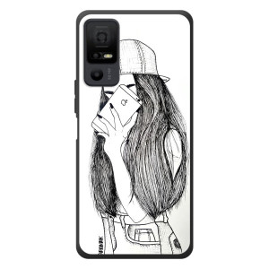 Чехол с печатью для TCL 40 NxtPaper 5G - (Мода) (AlphaPrint)
