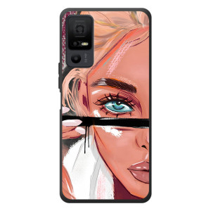 Чехол с печатью для TCL 40 NxtPaper 5G - (Мода) (AlphaPrint)
