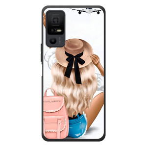 Чехол с печатью для TCL 40 NxtPaper 5G - (Мода) (AlphaPrint)