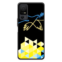 Чохол на TCL 40 NxtPaper 5G (Український дизайн) (Мир для Укрїни)