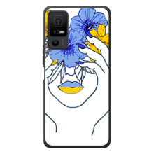 Чохол на TCL 40 NxtPaper 5G (Український дизайн) (Українка на всю голову)