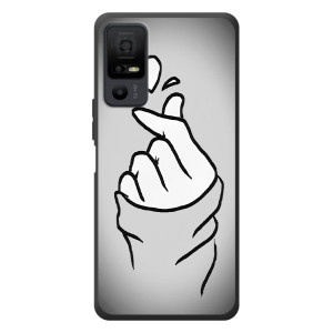 Чохол з принтом для TCL 40 NxtPaper 5G (AlphaPrint - Знак сердечка)