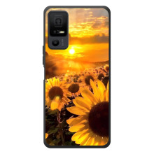 Чохол з Квітами для TCL 40 NxtPaper 5G (поле соняшників)
