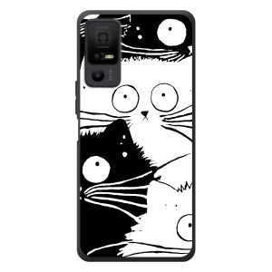 Бампер з зображенням Котиків для TCL 40 NxtPaper 5G – КОТИКИ