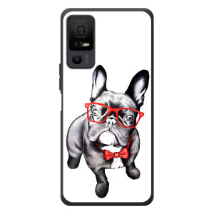 Бампер для TCL 40 NxtPaper 5G з картинкою "Песики" (В окулярах)