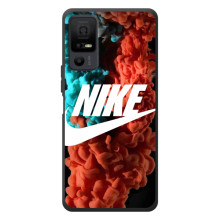 Чехол для TCL 40 NxtPaper 5G - с принтом Найк (AlphaPrint) (Дымчатый найк)