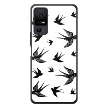 Чехол с птицами на TCL 40 NxtPaper 5G (VPrint)