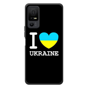 Чохол з Українською символікою на TCL 40 NxtPaper 5G – I Love Ukraine