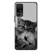 Чохол з малюнком кіт на TCL 40 NxtPaper 5G (Пара котів)