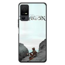 Чохол як приборкати дракона на TCL 40 NxtPaper 5G (Дракон лого)