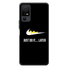 Чохол з логтипом Найк на TCL 40 NxtPaper 5G (Nike just do it)