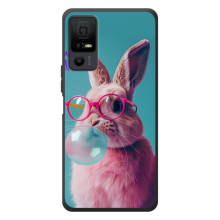 Чехол с принтом стильные животные для <td>ТКЛ 40 Некст페이пер 5G </td> (Кролик в очках)
