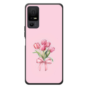 Чехол с розовым рисунком для TCL 40 NxtPaper 5G