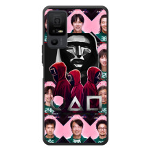 Чохол Гра в кальмара для TCL 40 NxtPaper 5G – Персонажі гри кальмара