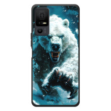 Чехол с картинкой «Хищники» для TCL 40 NxtPaper 5G – Медведь